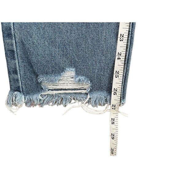 KanCan Women's Estilo Jeans‎ SZ 28 Denim Mid Rise cropped Leg Distressed Raw Hem - Picture 3 of 9